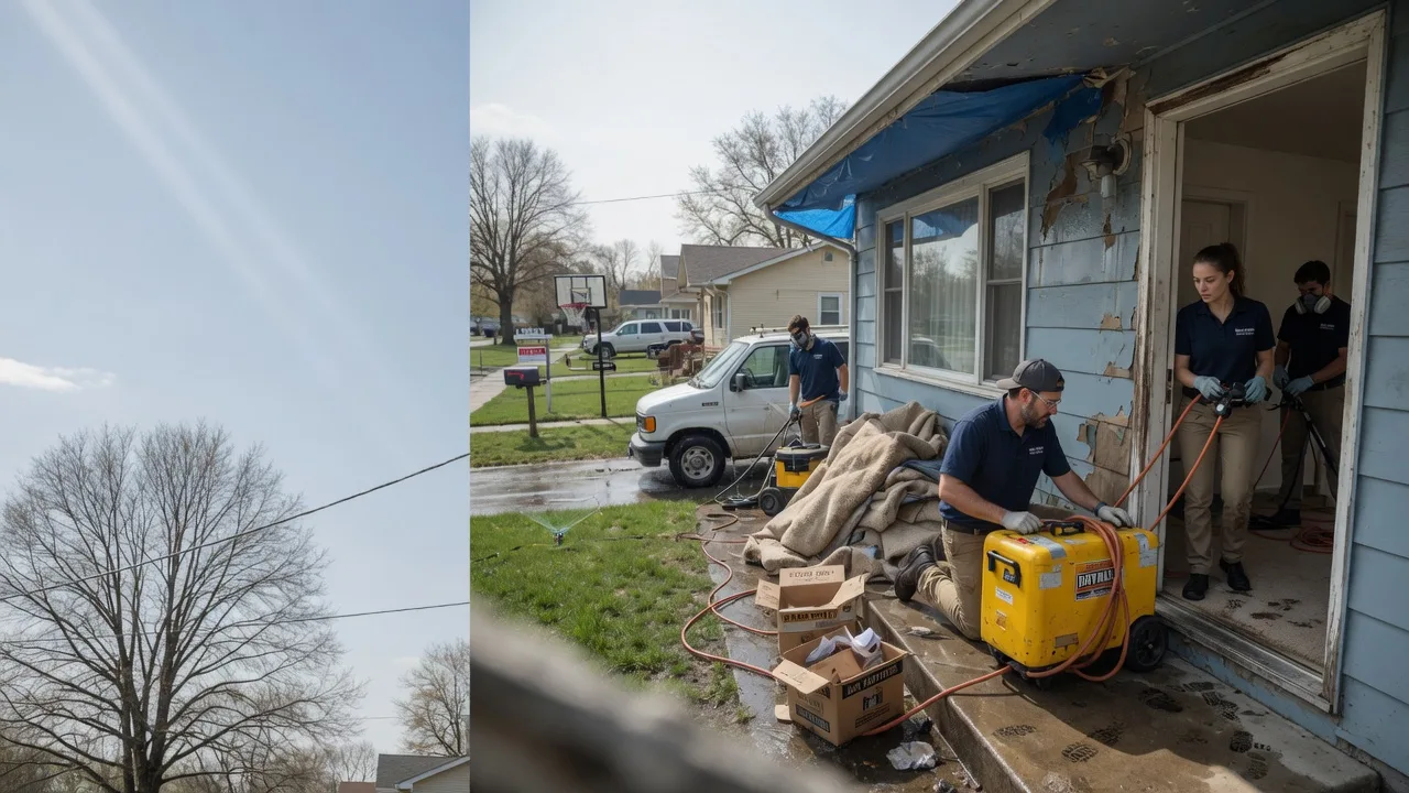 Basement Flood Cleanup in Taneyville, MO near me